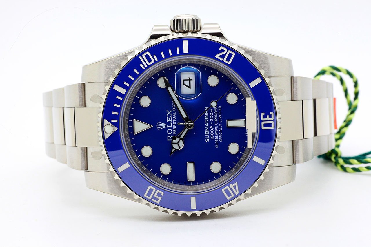 Buying Replica Rolex Submariner 116619lb Date White Blue Dial Puffo ...